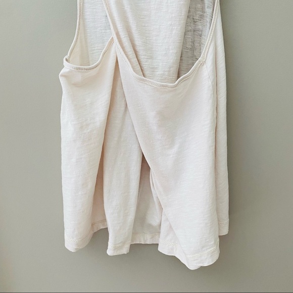 Pilcro by Anthro. Joshua Tree Twist-Back Tank Top Cream Sz Small - Picture 11 of 11